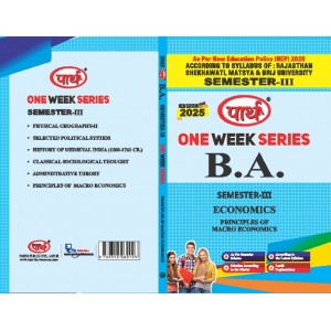 BA  SEMESTER-3 ECONOMICS  (Q&A) One Week Series -RU E/M	