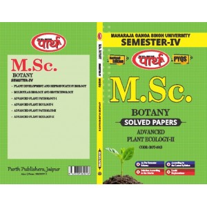 M.Sc. Botany  SEMESTER 4 -ADVANCED PLANT ECOLOGY-2 Solved Papers   -MGSU  University