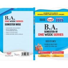 BA SEMESTER-4 WORLD HISTORY (HISTROY) (ONE WEEK SERIES) MGSU ENGLISH MEDIUM