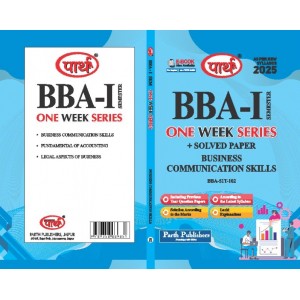 RAJASTHAN UNIVERSITY BBA 1ST SEMESTER- PAPER-1 QUESTION-ANSWER SERIES ENGLISH MEDIUM-BUSINESS COMMUNICATION SKILLS