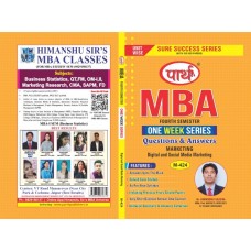 MBA SEMESTER-4 MARKETING-Digital and Social Media Marketing Q&A One week series (RTU)