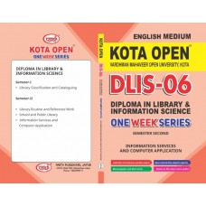 DLIS-06 Information Services and computer Applications  VMOU 2nd Semester ENGLISH MEDIUM