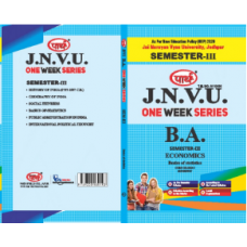 BA SEMESTER-3 Economics One week series -JNVU JODHPUR