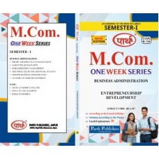 RU M.COM SEMESTER-1 BADM- ENTERPNEURSHIP DEVELOPMENT