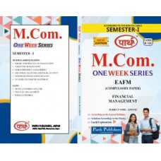 RU M.COM SEMESTER-1 EAFM- FINANCIAL MANAGEMENT