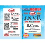 B.COM 1ST SEMESTER ONE WEEK-FINANCIAL ACCOUNTING -JNVU ENGLISH MEDIUM	