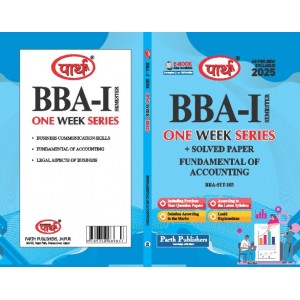 BBA 1ST SEMESTER- PAPER-2 QUESTION-ANSWER SERIES ENGLISH MEDIUM-FUNDAMENTAL OF ACCOUNTING-RU