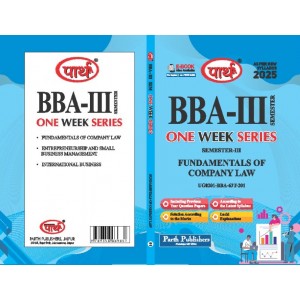 BBA 3RD SEMESTER- PAPER-1 QUESTION-ANSWER SERIES ENGLISH MEDIUM-FUNDAMENTAL OF COMPANY LAW-RU