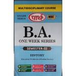 BA SEMESTER-3  MULTI DISCIPLINIARY COURSE- HISTORY  (Q&A) One Week Series--RU E/M