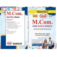 RU M.COM SEMESTER-1 BADM- INDUSTRIAL RELATIONS AND SOCIAL SECURITY
