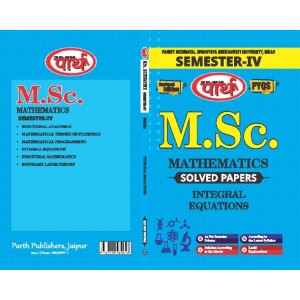 M.Sc.SEMESTER-4  Solved Papers  (English Medium) -PDUSU UNIVERSITY-INTEGRAL EQUATIONS