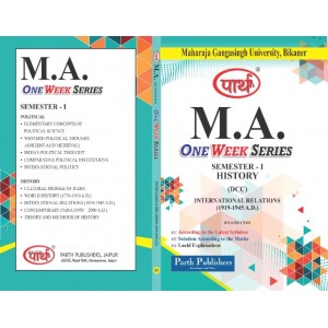 MGSU MA SEMESTER-1 HISTORY-INTERNATIONAL RELATIONS- 1919-1945 ad -ENGLISH MEDIUM