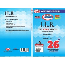 LLB SEMESTER-3-JURISPENDENCE  (QUESTION-ANSWER SERIES) (ALU)