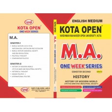 VMOU- MAhi-03 HISTORY- HISTORY OF MODERN WORLD (1919-45 WAR AND INDUSTRIAL SOCIETY) SEMESTER-II ENGLISH MEDIUM