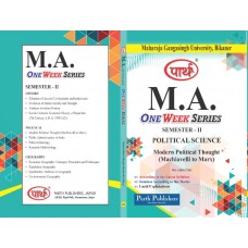 MGSU MA SEMESTER-II MODERN POLITICAL THOUGHT (MACHIAVELLI TO MARX)-ENGLISH MEDIUM