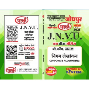 B.COM 3rd SEMESTER ONE WEEK-NIGAM LEKHANKAN -h/MEDIUM -JNVU	