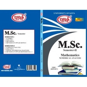 M.Sc.Semester-2  Mathematics-NUMERICAL ANALYSIS - Solved Papers  (English Medium) -kota UNIVERSITY