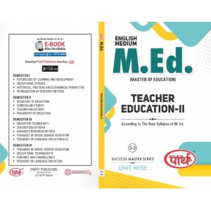 M.ED S-3 TEACHER EDUCATION-II SEMESTER-3 ENGLISH MEDIUM