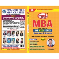 MBA SEMESTER-3 MARKETING- SALES DISTRIBUTION & DISTRIBUTION MANAGEMENT- Q&A One week series (RTU)