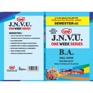 BA SEMESTER-3  Sociology Skill paper -INDIAN CULTURE AND TRADITION  (Q-ANSWER) One week series -JNVU 