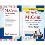 RU M.COM SEMESTER-1 BADM- THEORY AND PRACTICE OF MANAGEMENT