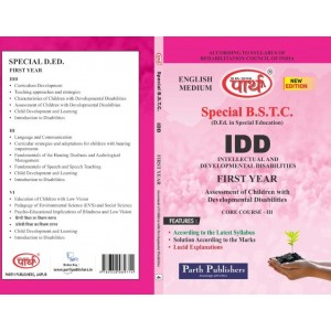 SPECIAL BSTC-Assessment of Children with Developmental Disabilities  1st year IDD Englsih medium