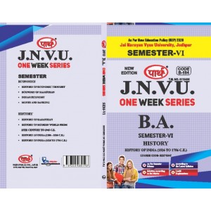 BA SEMESTER-6  HISTORY-PAPER-2 HISTORY OF INDIA 1526-1756  (Q-ANSWER) One week series -JNVU 