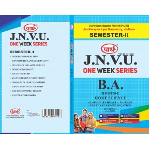 BA SEMESTER-2 INTRODUCTION OF HOME SCIECNE   (Q-ANSWER) One week series -JNVU JODHPUR
