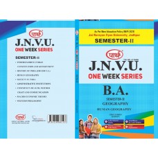 BA SEMESTER-2 GEOGRAPHY  (Q-ANSWER) One week series -JNVU JODHPUR