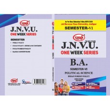 BA SEMESTER-6  POLITICAL- PAPER-1- INDIAN FOREIGN POLICY  (Q-ANSWER) One week series -JNVU 