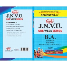 BA SEMESTER-4 History One week series -JNVU JODHPUR