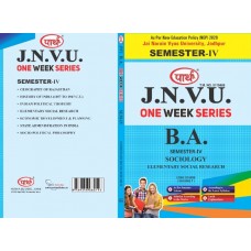 BA SEMESTER-4  Sociology  One week series -JNVU JODHPUR