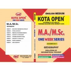 MAGE-01 Evolution of Geographical Thought (VMOU)  - English MEDIUM