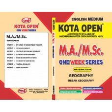MAGE-09 Urban Geography (VMOU)-English Medium