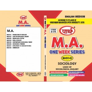 MASO-02 Logic of Sociological Inquiry- English Medium