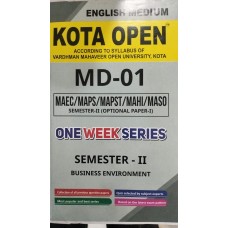 VMOU MA MD-01 BUSINESS ENVIRONMENT- ENGLISH MEDIUM-OPTIONAL