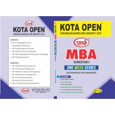 VMOU-MBA- M,P-103 ACCOUNTING FOR MANAGER -SEMESTER-1 ENGLISH MEDIUM