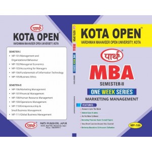 VMOU-MBA- M,P-106 MARKETING MANAGMENT-A SEMESTER-2 ENGLISH MEDIUM