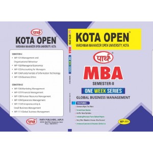 VMOU-MBA- M,P-111 GLOBAL BUSINESS MANAGMENT SEMESTER-2 ENGLISH MEDIUM