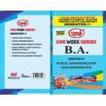 BA SEMESTER-4 PUBLIC ADMINISTRATION-State administration  (Q&A) One Week Series--RU E/M