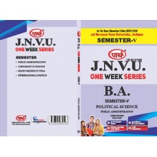 BA SEMESTER-5  POLITICAL- PAPER-1- PUBLIC ADMINISTRATIONT  (Q-ANSWER) One week series -JNVU 