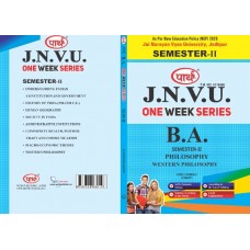 BA SEMESTER-2 PHILOSOPHY  (Q-ANSWER) One week series -JNVU JODHPUR