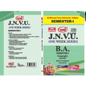 BA SEMESTER-I Geography -Basics of Cartography (English Med.) One week series -JNVU JODHPUR