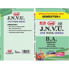 BA SEMESTER-I History- Cultural Heritage and Handicrafts of Jodhpur - (ENG.MED.). One week series -JNVU JODHPUR-SKILL PAPER