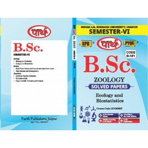 BSC-6TH Semester-Solved Paper ZOOLOGY- ECOLOGY AND BIOSTATISTICS -ENGLISH MEDIUM