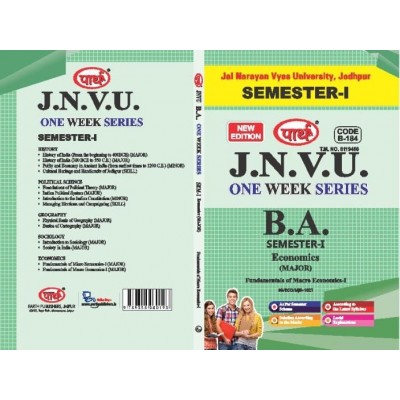 BA SEMESTER-I Economics- FUNDAMENTALS OF MACRO ECONOMICS-I (ENGLISH MED.)One week series -JNVU JODHPUR