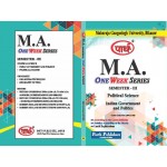 MGSU MA SEMESTER-III Political Science.INDIAN GOVERNMENT AND POLITICS -ENGLISH MEDIUM