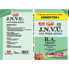 BA SEMESTER-I Political Science- Indian Political System One week series (ENGLISH MED.)-JNVU JODHPUR-MAJOR PAPER
