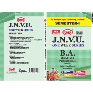 BA SEMESTER-I Political Science- Indian Political System One week series (ENGLISH MED.)-JNVU JODHPUR-MAJOR PAPER