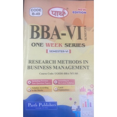 BBA 6TH SEMESTER--HUMAN -  QUESTION-ANSWER SERIES ENGLISH MEDIUM-RESEARCH METHODS IN BUSINESS MANAGEMENT